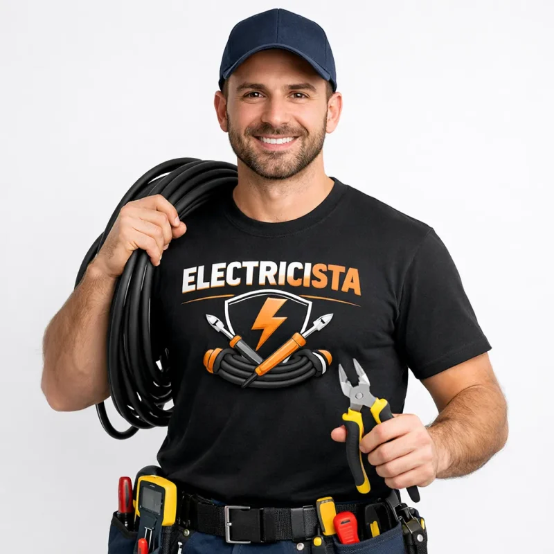 camiseta personalizada electricistas